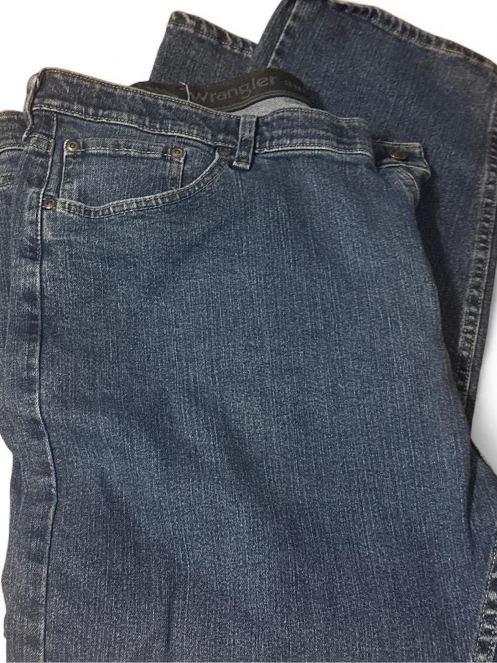Wrangler Authentics Men’s Dark Blue Straight Jeans
